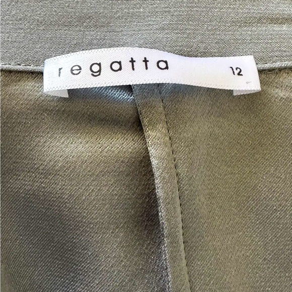 Regatta Women Soft Shell Blazer Jacket Grey Light Blue Size 12 M Business Career - Picture 6 of 10